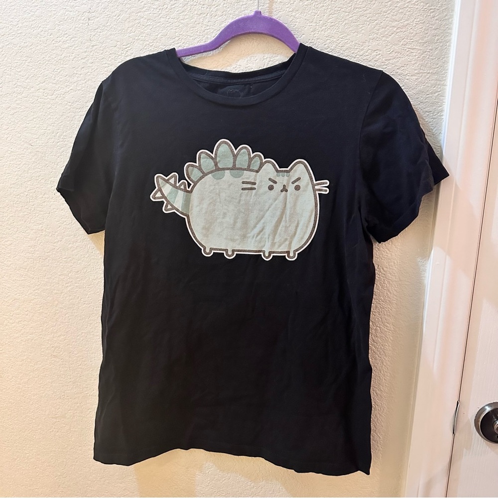 Green Dino Pusheen Vintage Shirt